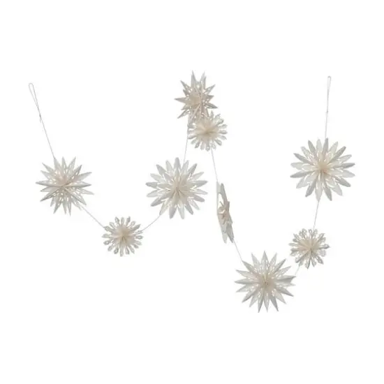 Hello Honey&reg; 6ft. Snowflake Paper Garland {5}