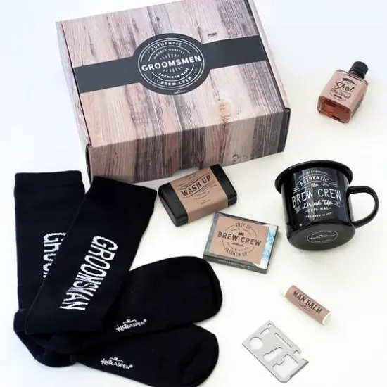 Kate Aspen&reg; Brew Crew Groomsman Gift Box Kit {1}