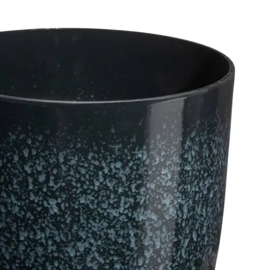Glitzhome® 17" Eco-Friendly Oversized Faux Ceramic Tall Bowl Planters, 2ct. Black {7}