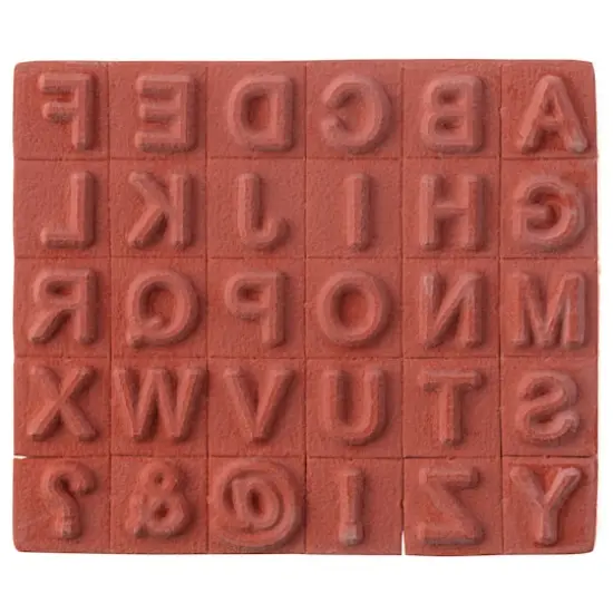 Small Uppercase Alphabet Wood Stamp Set by Recollections&trade; {4}