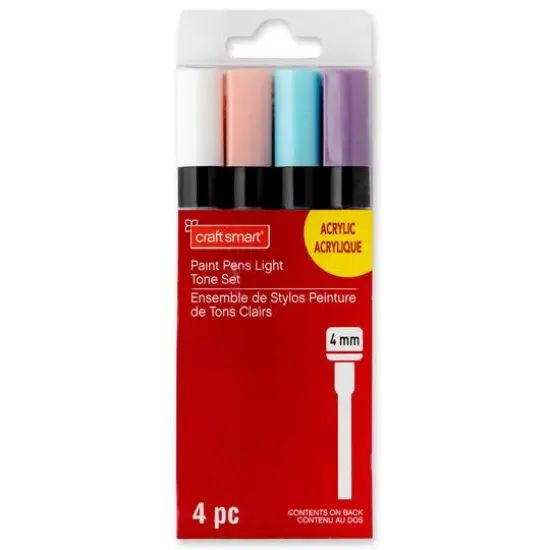 4mm Permanent Paint Pens Light Tone Set by Craft Smart&reg; {7}