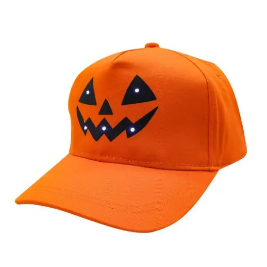 Orange Jack-o'-Lantern Light Up Hat by Creatology&trade; {3}