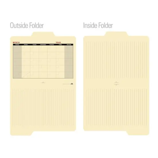 Find It Trading Manila Calendar Folder, 12ct. {1}