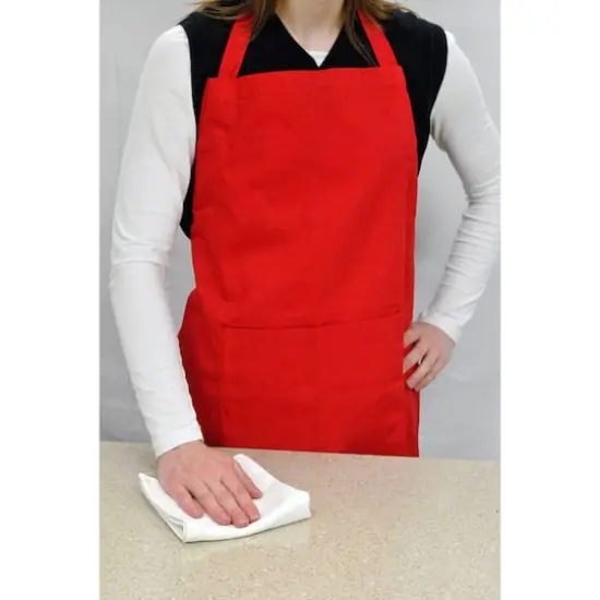 DII&reg; Chino Chef Apron Tango Red {12}