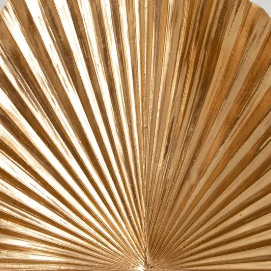 40" Gold Ruffled Fan Palm Stems, 3ct. {6}