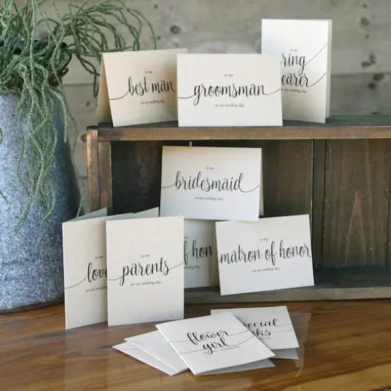 Hortense B. Hewitt Co. Kraft Wedding Party Thank You Set {3}