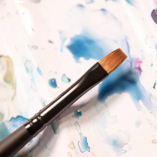 Raphael Stradivarius Synthetic Kolinsky Watercolor Flat Brush, Size 18 {7}