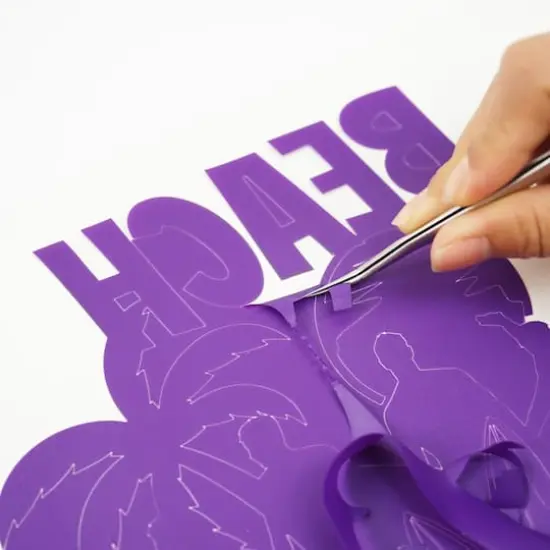 Stretch Heat Transfer Vinyl by Make Market&reg; Showtime Purple {5}