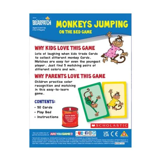 Scholastic Monkeys Jumping on the Bed Game {4}