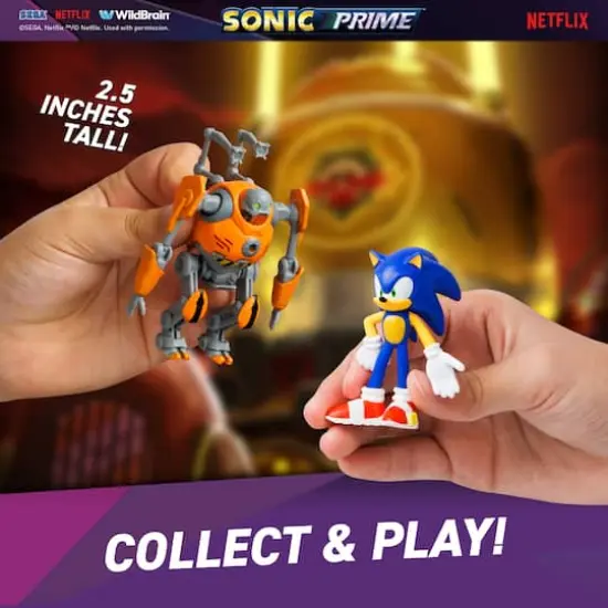 Sonic Prime Deluxe Box B Collectible Figures Set {4}