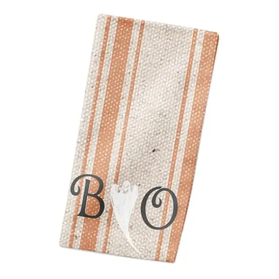 Boo Ghost 10" x 10" Cotton Twill Napkin {3}