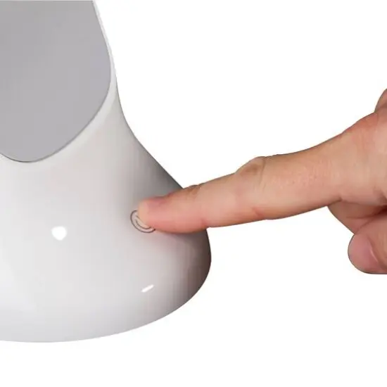 OttLite Wellness Series 20.75" White Dimmable LED Task Lamp {4}