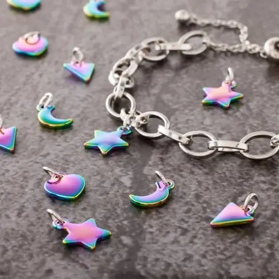 Oil Slick Shapes Charm Set by Bead Landing&trade; {3}