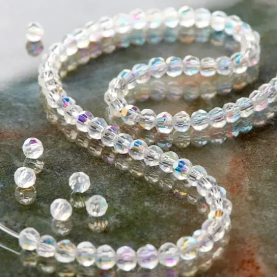 Crystal Faceted Glass Round Beads, 3mm by Bead Landing&trade; {3}