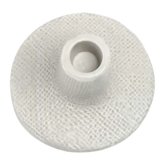 Hello Honey&reg; Stoneware Taper Candle Holders Set, 3ct. {4}