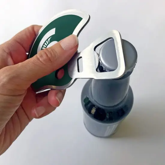 College Football Season Opener Bottle Opener Michigan State Spartans {4}