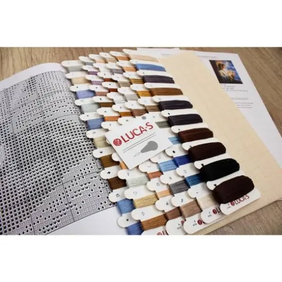 Luca-S Saint Mary and The Child Counted Cross Stitch Kit {9}