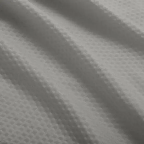 Bath Bliss Heather Gray Microfiber Soft Touch Shower Diamond Design Curtain Liner {7}