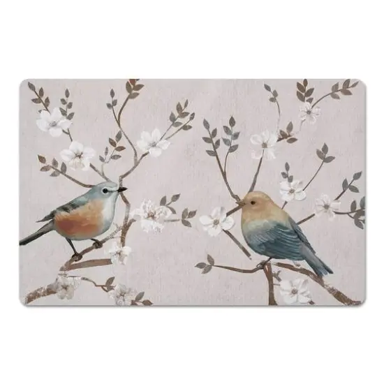 Bird On Branches 18" x 27" Floor Mat {1}
