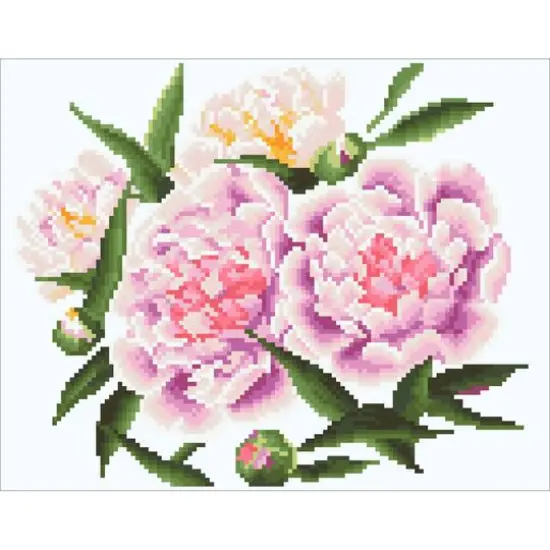 Diamond Dotz&reg; Romantic Pink Peonies Diamond Painting Kit {3}
