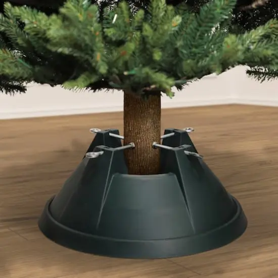 9" Green Christmas Tree Stand {4}