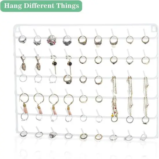 NEX&trade; White 54-Spool Wall-Mounted Sewing Thread Rack, 4ct. {5}