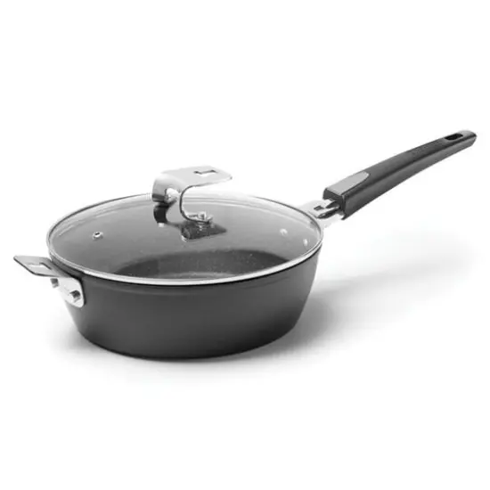 The Rock by Starfrit 9" Deep Fry Pan & Dutch Oven with Lid & Detachable Handle {1}