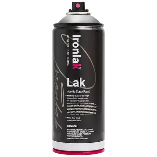 Ironlak Acrylic Spray Paint Bright Chrome {1}