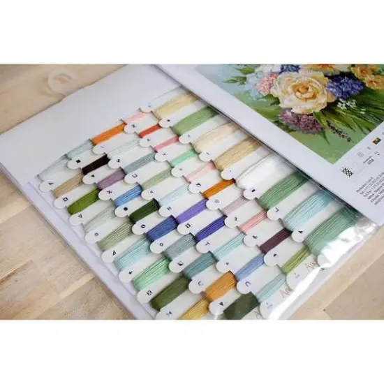 Luca-s Floral Bouquet Counted Cross Stitch Kit {15}