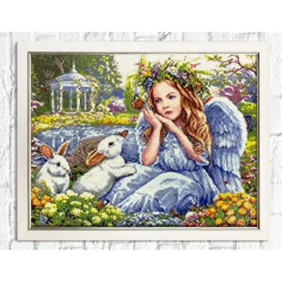 Crafting Spark Diamond Painting Kit Angel In The Garden Crafting Spark {3}