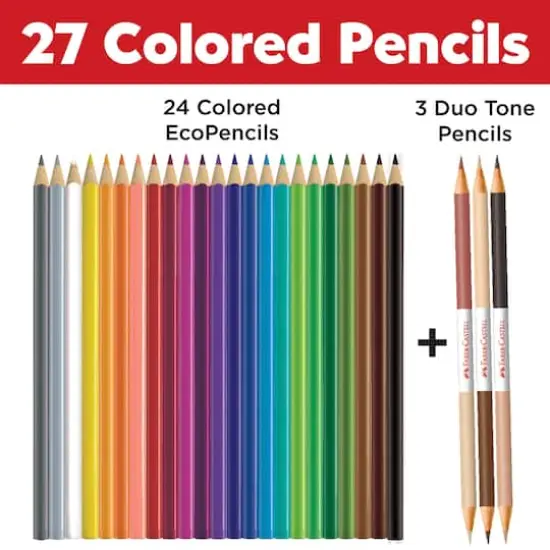 Faber-Castell 27 Color World Colors EcoPencils {3}
