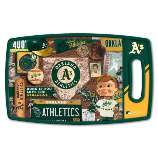 MLB Retro Series Cutting Board Oakland Athletics {1}