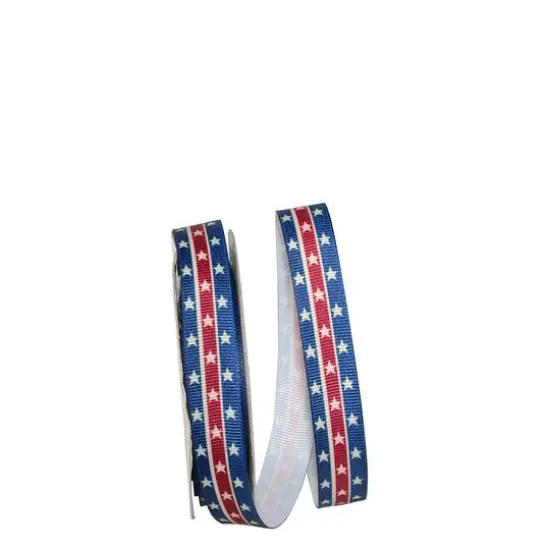 JAM Paper 5/8" x 20yd. Grosgrain Patriotic Ribbon {1}
