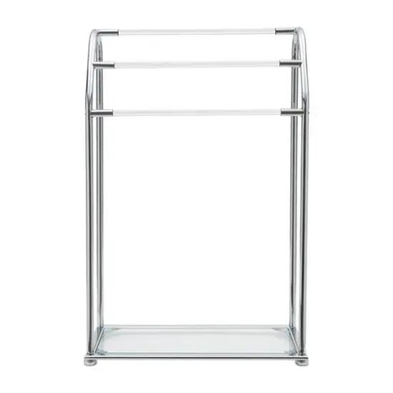 Organize It All Freestanding Acrylic Towel Rack {9}
