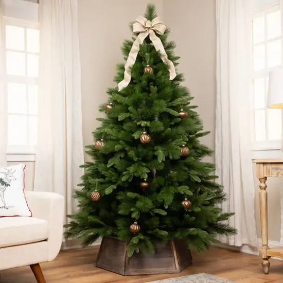6.5ft. Unlit Real Touch&trade; Moria Pine Artificial Christmas Tree {3}