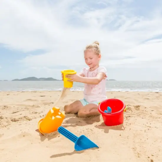 Hape 5-In-1 Beach Kids Sand & Water Toy Set {5}