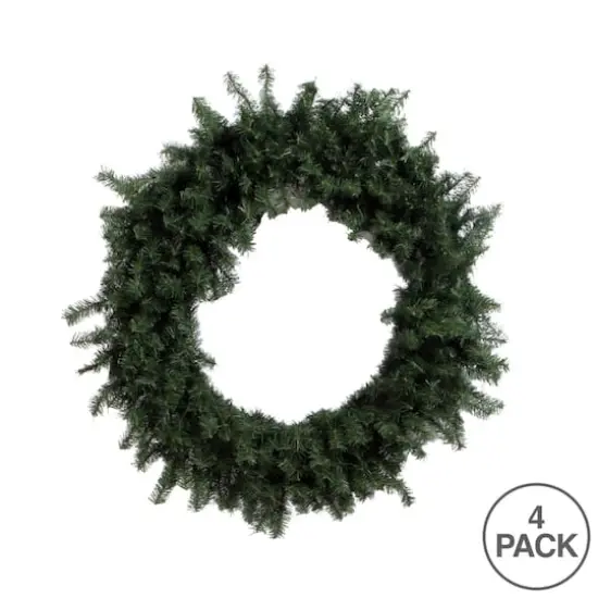 12" Canadian Pine Wreath Set {4}