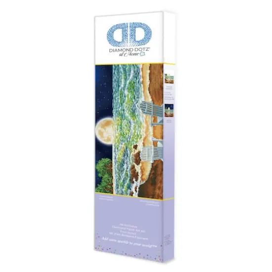 Diamond Dotz&reg; Intermediate Moonlight Beach Diamond Painting Kit {3}