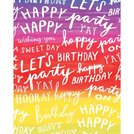 JAM Paper Bold Birthday Design Tissue Paper, 12ct. {1}