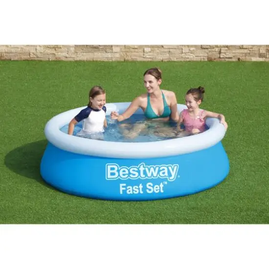 Bestway Fast Set Round Inflatable Pool {4}