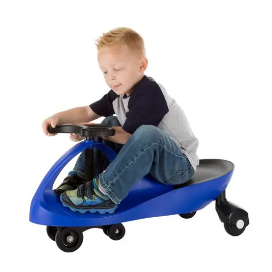 Toy Time Blue Ride-On Zig Zag Car {7}