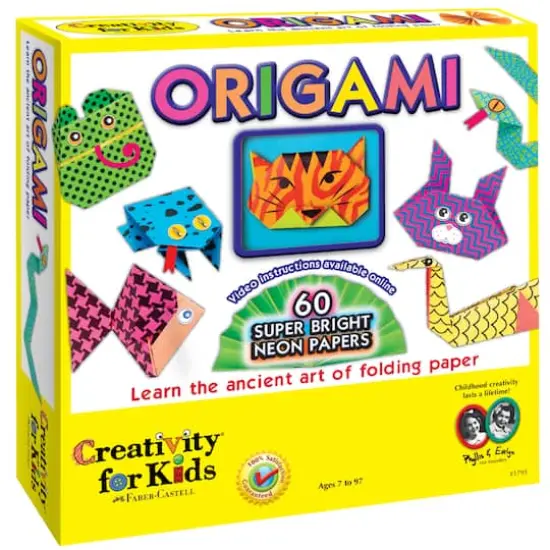 Faber-Castell&reg; Neon Origami Kit {12}