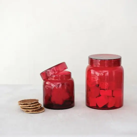 Hello Honey&reg; Red Glass Jar {3}