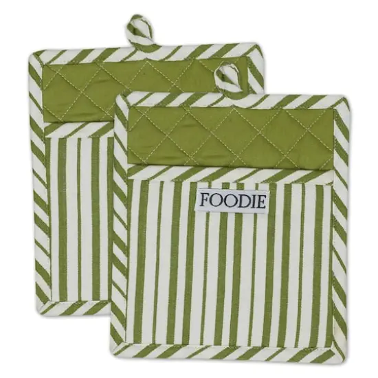 Parsley Foodie Gourmet Chef Potholder Set {1}