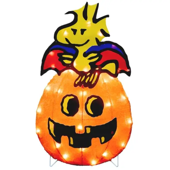 24" LED Peanuts Woodstock Vampire Yard Art {1}