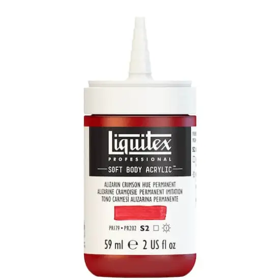 Liquitex&reg; Professional Soft Body Acrylic Bottle, 2oz. Alizarin Crimson Hue Permanent {9}