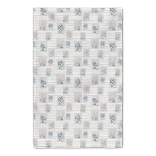 To The Beach & Back Stripe Tea Towel Set Yellow {6}