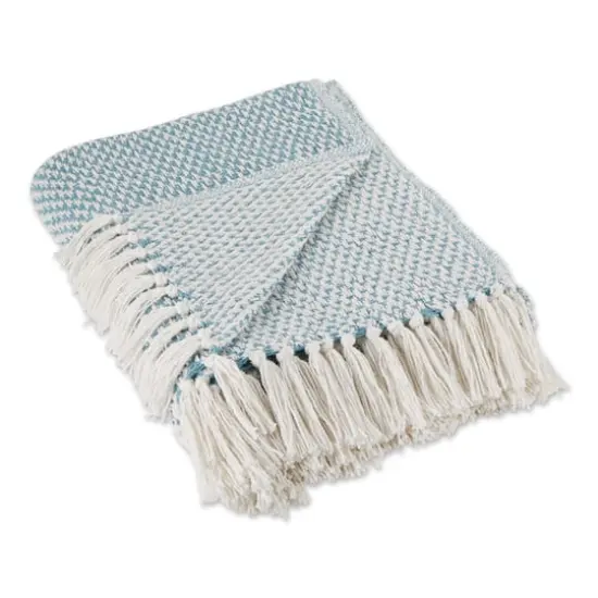 DII&reg; Woven Throw Storm Blue {1}