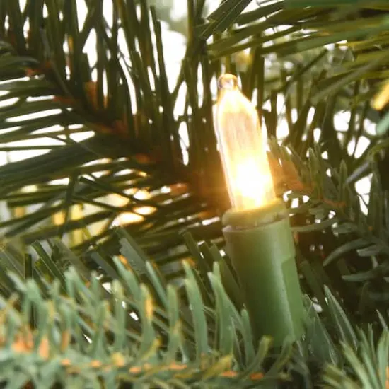 2ft. Pre-Lit Happy Hill Pine Artificial Christmas Tree, Warm White LED Lights {4}