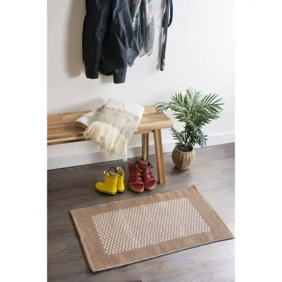 DII&reg; Stone Bordered with Small Diamonds Rug, 2ft. x 3ft. {6}